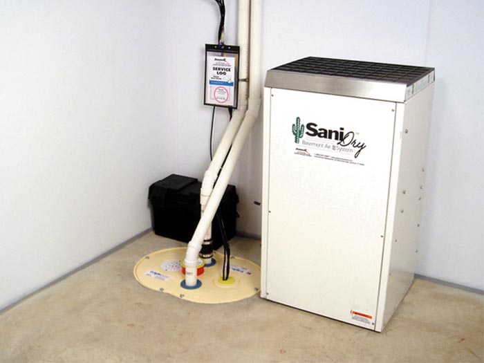 Basement Waterproofing Nashua Lynn Lowell An Energy Star Rated Basement Dehumidifier Installed In A Home