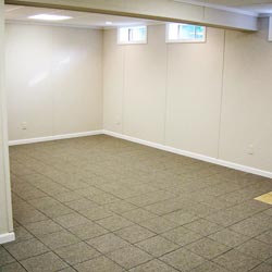 A beautiful finished basement room in Lexington
