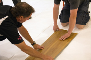 ThermalDry® insulated decking and wood flooring Wood flooring installed over ThermalDry® insulated decking
