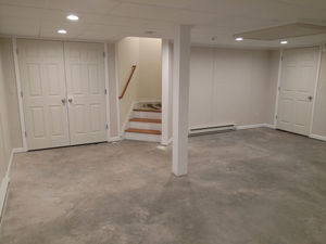 Basement Flooring Before in Lowell Crawl Space Repair Before in Lowell